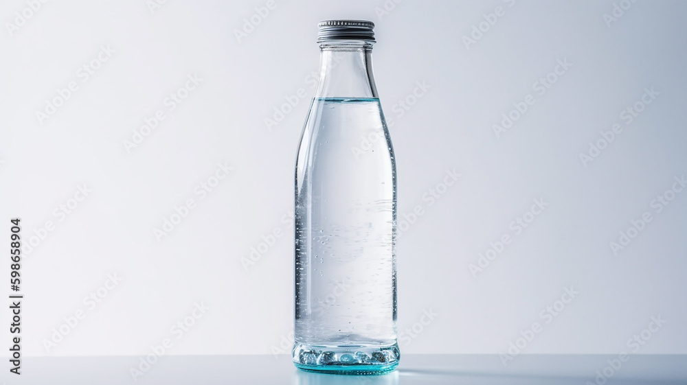 bottle of mineral water with generative ai technology bottle of mineral water with generative ai technology