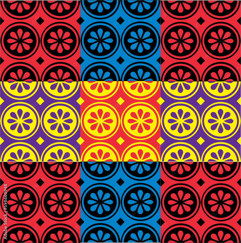 seamless pattern with circles seamless pattern with circles