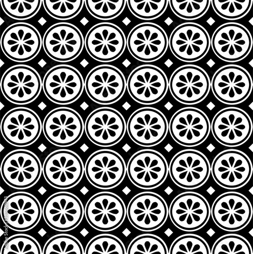 black and white seamless pattern