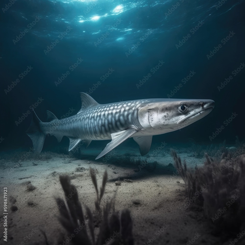 Barracuda in natural habitat (generative AI) Barracuda in natural habitat (generative AI)