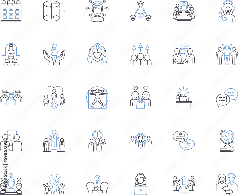 Puzzle-solving line icons collection. Riddle, Clue, Enigma, Conundrum, Brain-teaser, Sudoku, Crossword vector and linear illustration. Cryptogram,Maze,Jigsaw outline signs set Generative AI Puzzle-solving line icons collection. Riddle, Clue, Enigma, Conundrum, Brain-teaser, Sudoku, Crossword vector and linear illustration. Cryptogram,Maze,Jigsaw outline signs set Generative AI