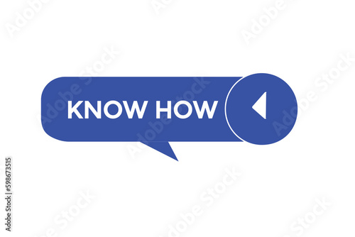 know how vectors.sign label bubble speech know how
