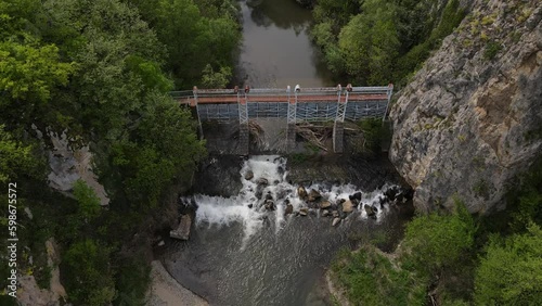 the dam on the Timok river in Serbia near Knjazevac at Baranica photo