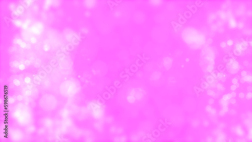 pretty helix pink or rose bright bokeh bg - abstract 3D illustration