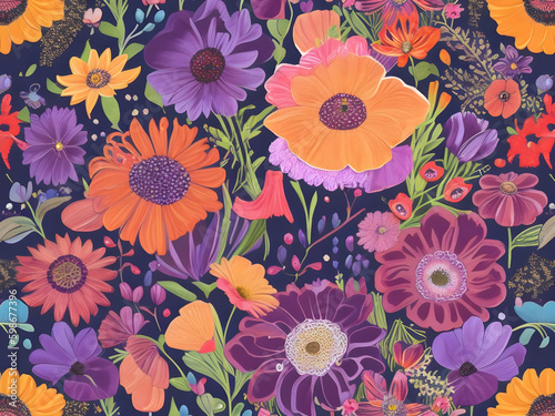 seamless floral pattern © Devspace