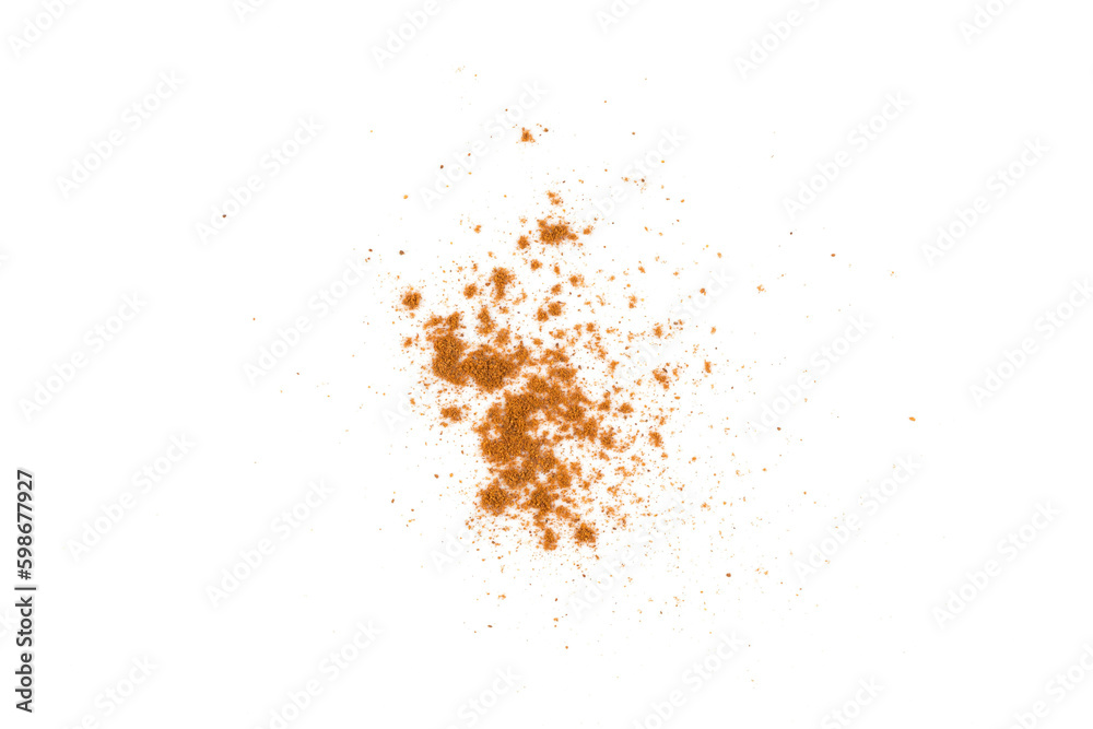 cinnamon powder closeup