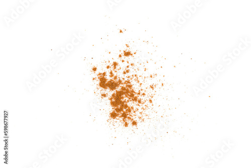 cinnamon powder closeup