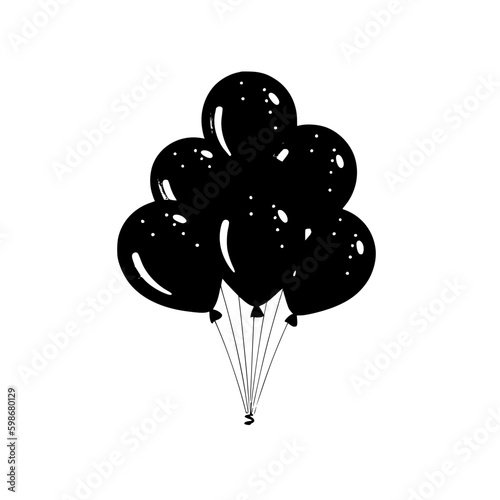 Balloons - High Quality Vector Logo - Vector illustration ideal for T-shirt graphic