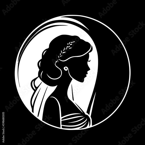Bridal | Minimalist and Simple Silhouette - Vector illustration