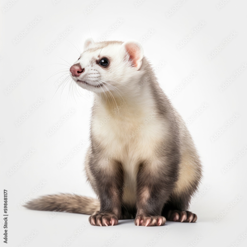 ferret, pet, animal, polecat, white, isolated, mammal, white background, brown, mustela, isolated on white, vertebrate, rodent, domestic, sitting, young, studio shot, furry, cute, fur, studio, animals ferret, pet, animal, polecat, white, isolated, mammal, white background, brown, mustela, isolated on white, vertebrate, rodent, domestic, sitting, young, studio shot, furry, cute, fur, studio, animals