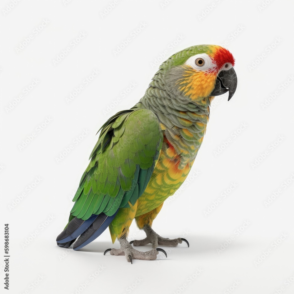bird, parrot, animal, beak, green, red, nature, pet, colorful, tropical, isolated, feather, lorikeet, wildlife, white, parakeet, macaw, branch, color, exotic, wild, rainbow, birds, yellow, beautiful