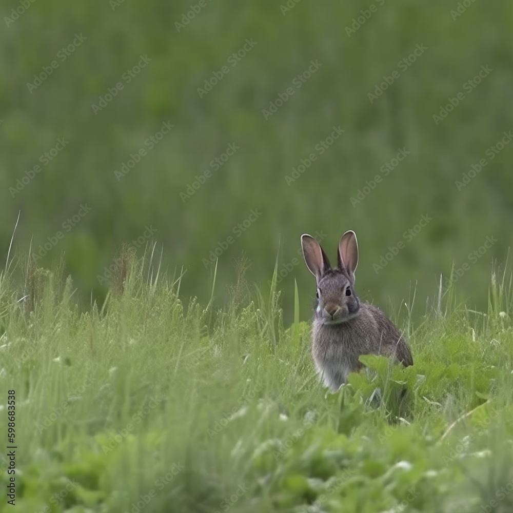 rabbit in the grass