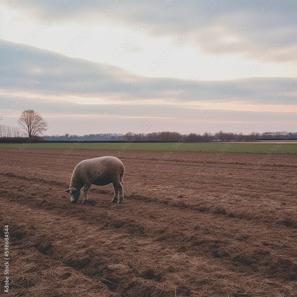 Fototapeta premium cows in the field