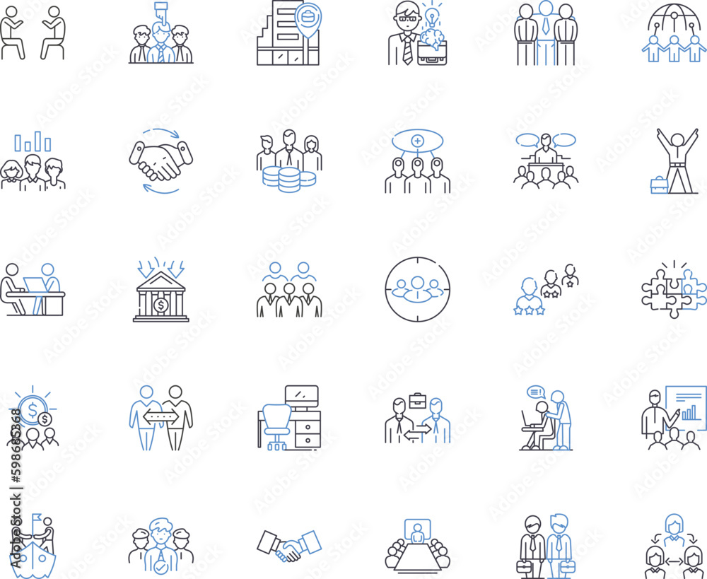 Crowd line icons collection. Gathering, Audience, Multitude, Swarm, Mob, Flock, Congregation vector and linear illustration. Herd,Masses,Throng outline signs set Generative AI Crowd line icons collection. Gathering, Audience, Multitude, Swarm, Mob, Flock, Congregation vector and linear illustration. Herd,Masses,Throng outline signs set Generative AI