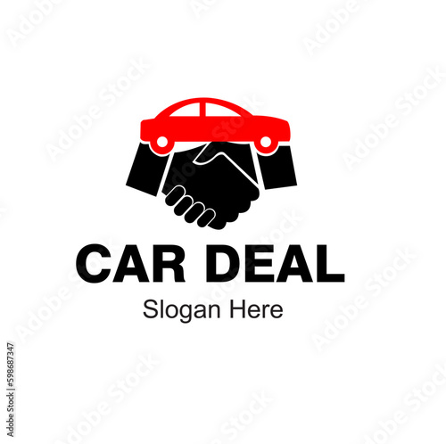 car deal logo design concept