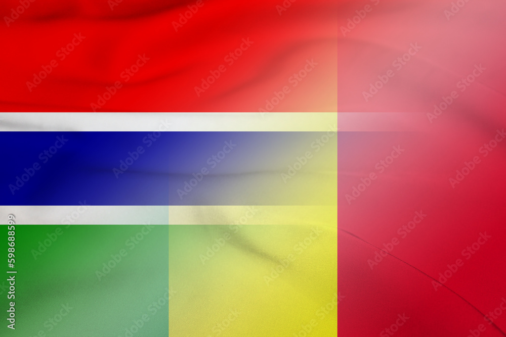 Gambia and Mali government flag transborder negotiation MLI GMB
