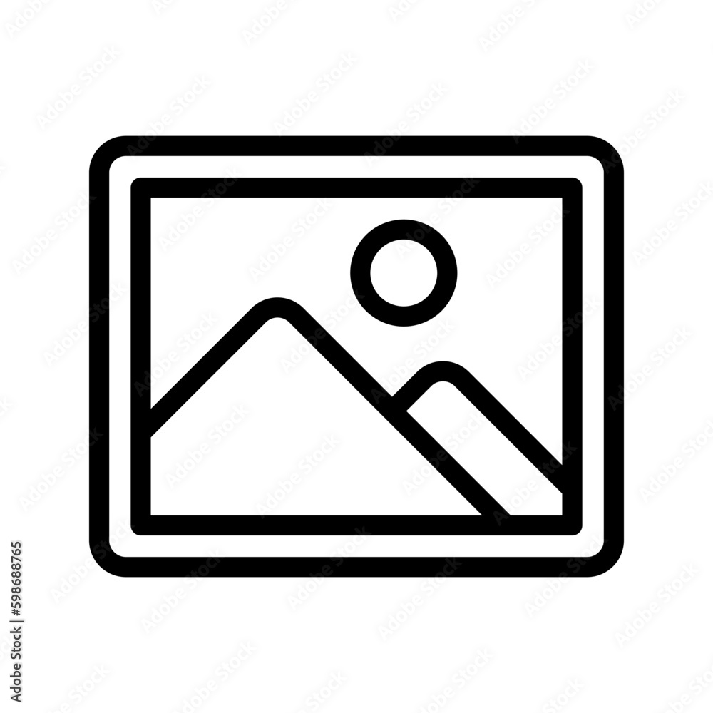 Image icon. sign for mobile concept and web design. vector illustration Image icon. sign for mobile concept and web design. vector illustration