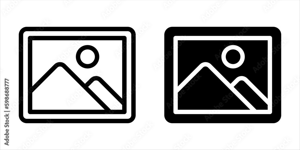 Image icon. sign for mobile concept and web design. vector illustration Image icon. sign for mobile concept and web design. vector illustration
