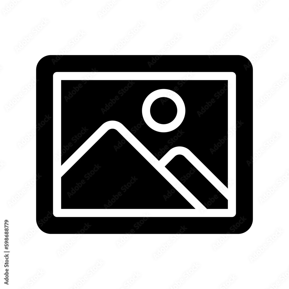 Image icon. sign for mobile concept and web design. vector illustration Image icon. sign for mobile concept and web design. vector illustration