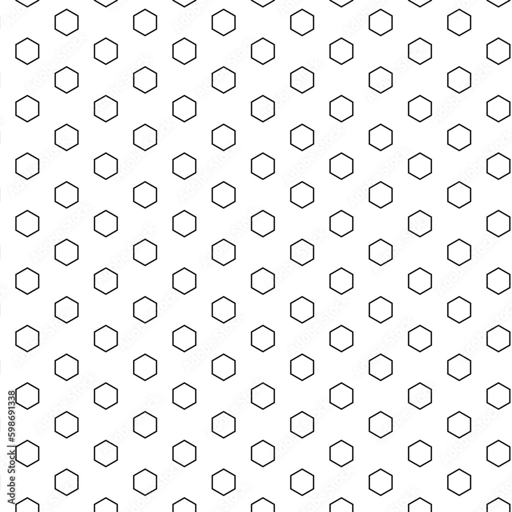 abstract seamless black polygon repeat pattern.