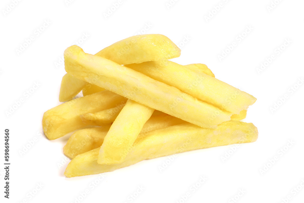 french fries isolated on white, fast food concept french fries isolated on white, fast food concept