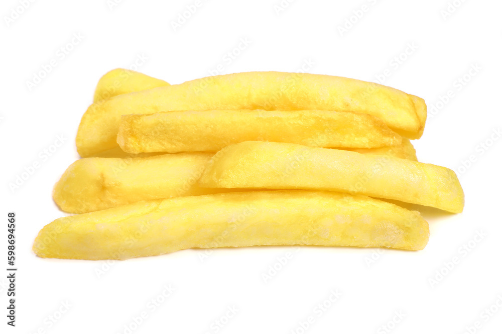 french fries isolated on white, fast food, junk food french fries isolated on white, fast food, junk food