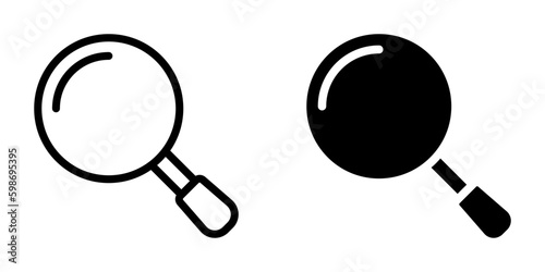 Search icon. sign for mobile concept and web design. vector illustration