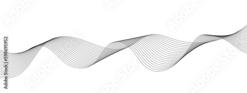 Abstract grey smooth element swoosh speed wave modern stream background. Abstract wave line for banner, wallpaper background with wave design. Abstract business wave curve lines background.