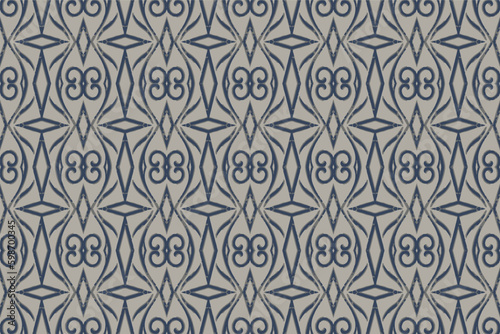 Seamless batik pattern,geometric tribal pattern,it resembles ethnic boho,aztec style,ikat style.luxury decorative fabric black and white seamless pattern for famous banners. 