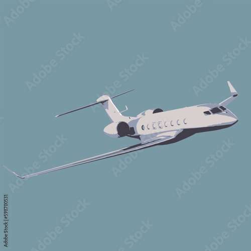 Model plane,airplane on pastel color background. Flat lay design. Generative AI