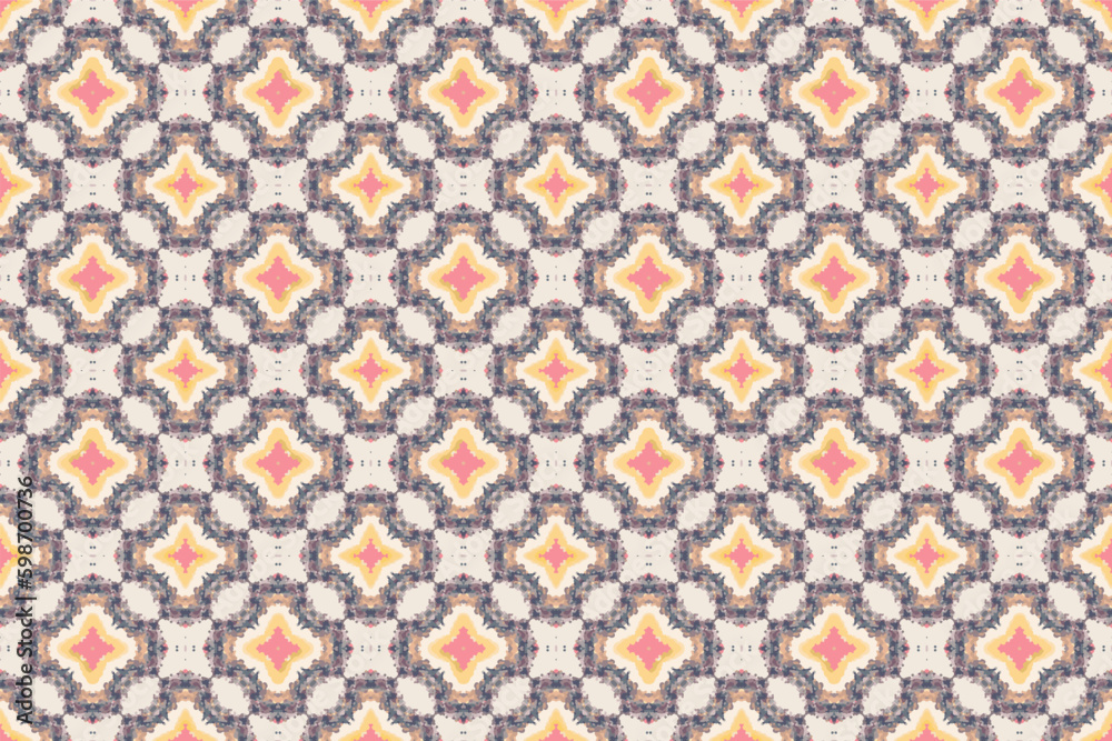Seamless batik pattern,geometric tribal pattern,it resembles ethnic boho,aztec style,ikat style.luxury decorative fabric black and white seamless pattern for famous banners. 