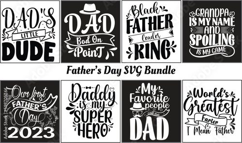 Father's Day Bundle T-Shirt Design