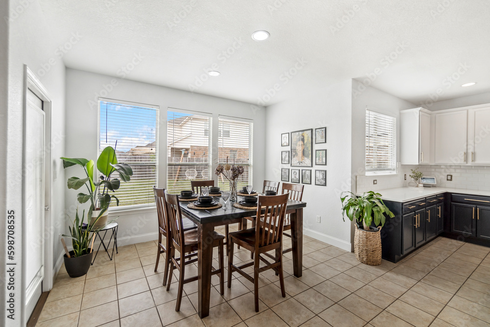 Fototapeta premium a home dining room 