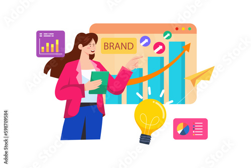 A public relations specialist develops and implements PR campaigns to enhance brand image.