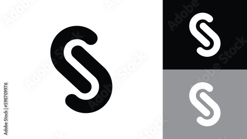 Letter S logo symbol - vector icon. initial S Letter Logo Design Monogram Icon Vector Template. vector illustration template.