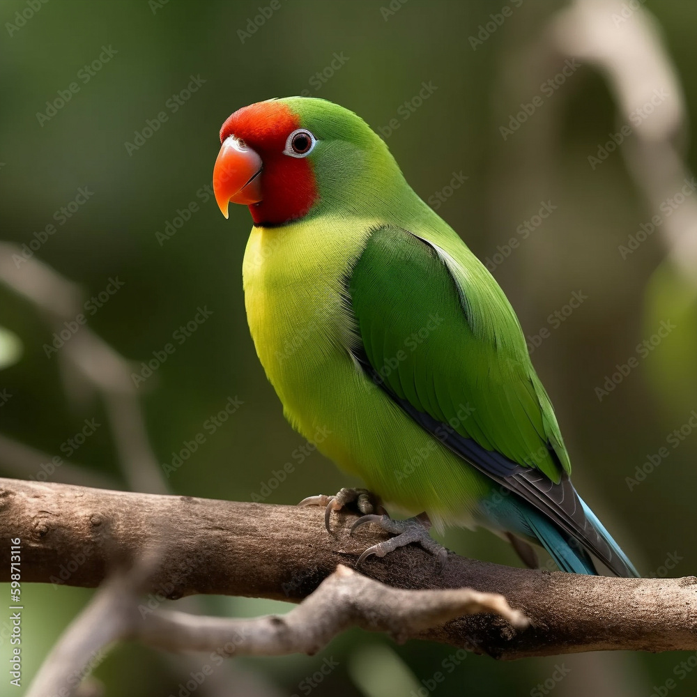 Fototapeta premium Preciosa imagen de vivos colores de tus compañeros mas fieles, los animales, disfruta de ella y de su tierna mirada