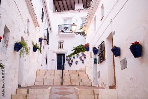 picturesque village of  Mijas. Costa del Sol, Andalusia, Spain