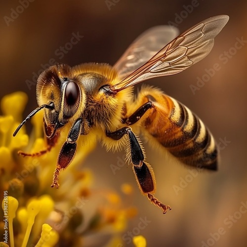 "Bumble Bee Beauty: Stunning Close-Up Shots of These Fascinating Insects"Ai