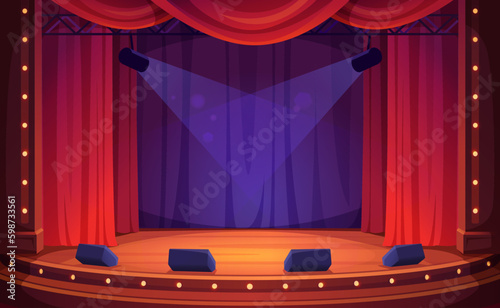 Stage concert concept