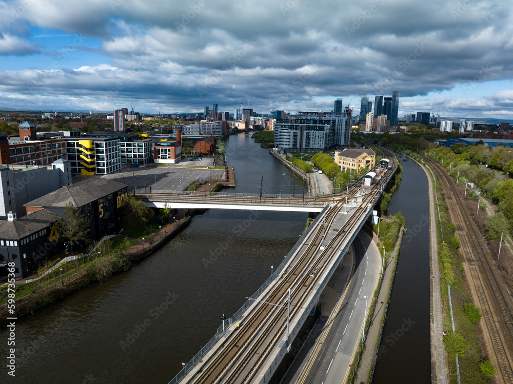 Obraz premium Manchester Ship Canal 