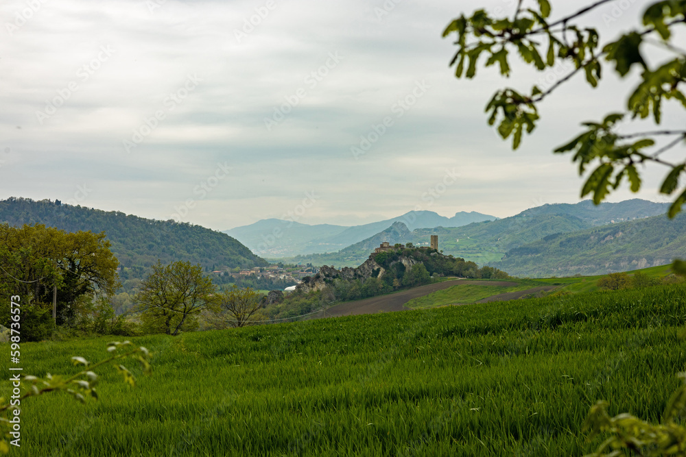 landscape near Montebello in Italy