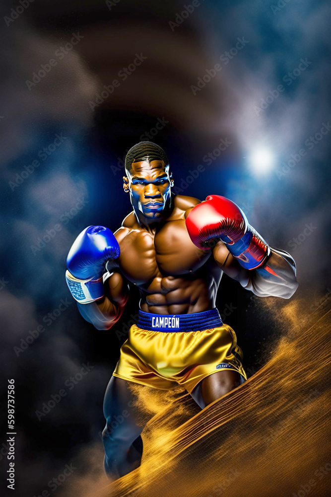 Boxeador afro americano
