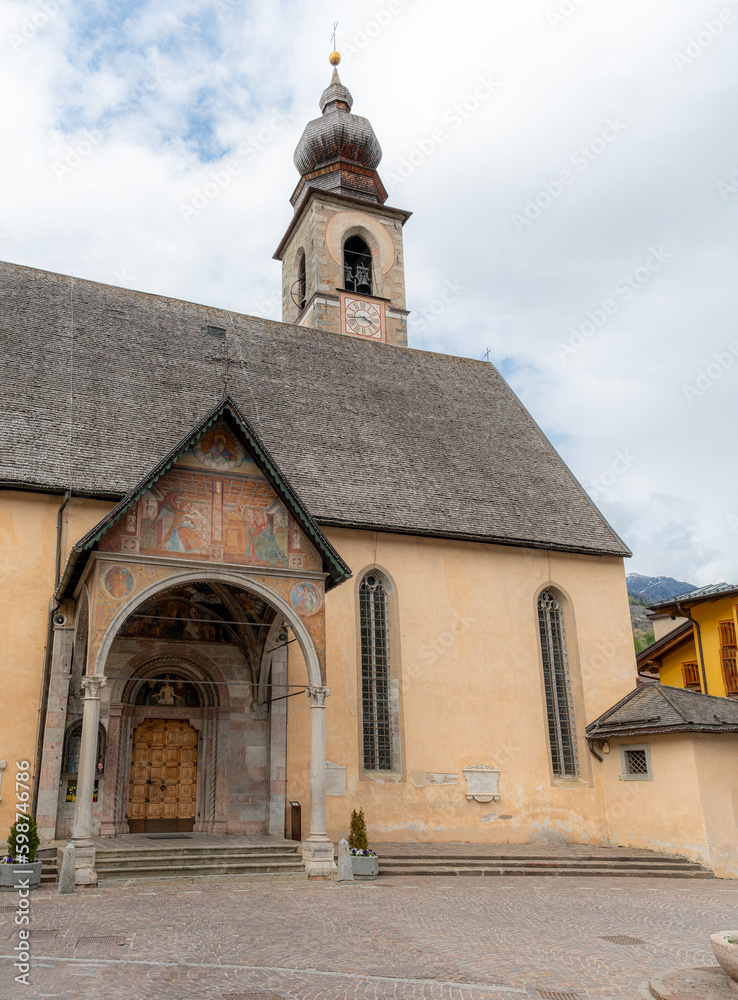 Nativity of Mary Parish Church (Parrocchia natività di Maria) Pellizzano, Sole Valley, Trentino-Alto Adige, Italy