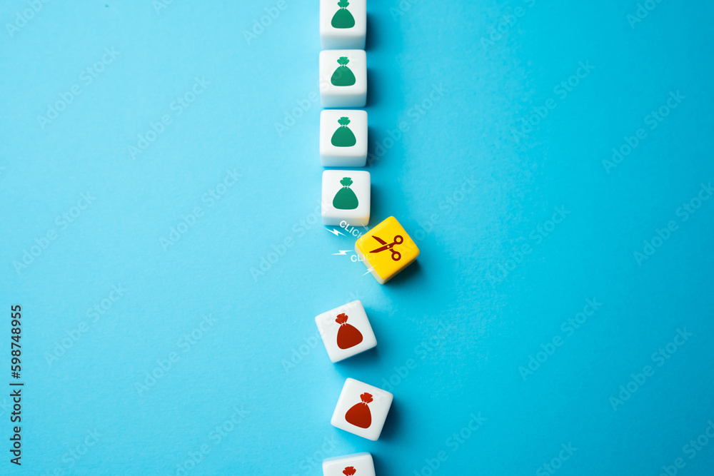 Cut off unnecessary expenses. Reducing costs. Cutting spendings. Optimization of budget, tough economic times or inflation. Cut off unnecessary expenses. Reducing costs. Cutting spendings. Optimization of budget, tough economic times or inflation.