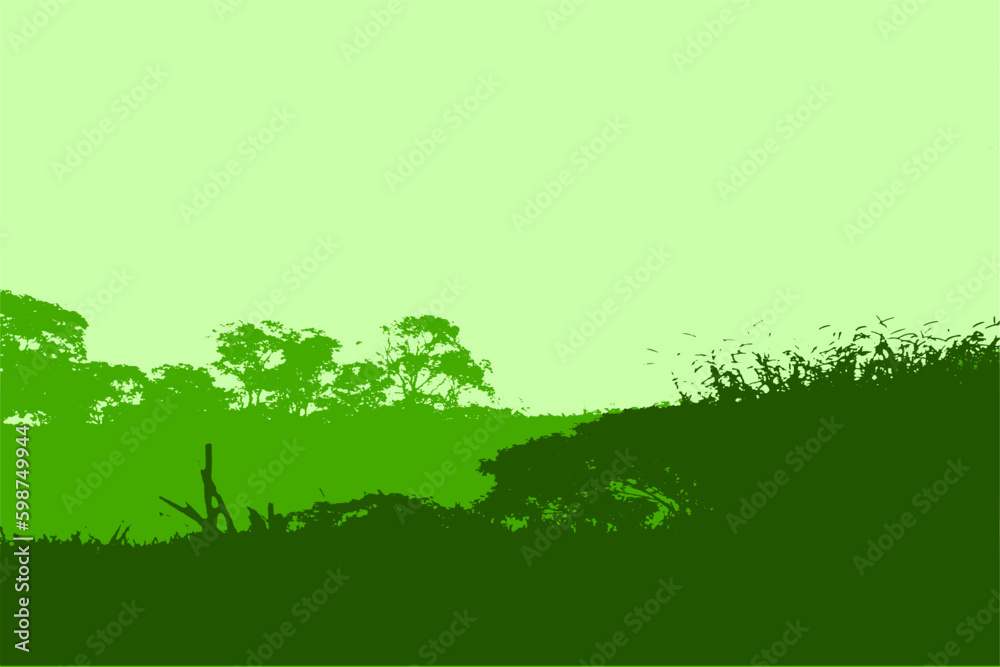 green gradient grass background