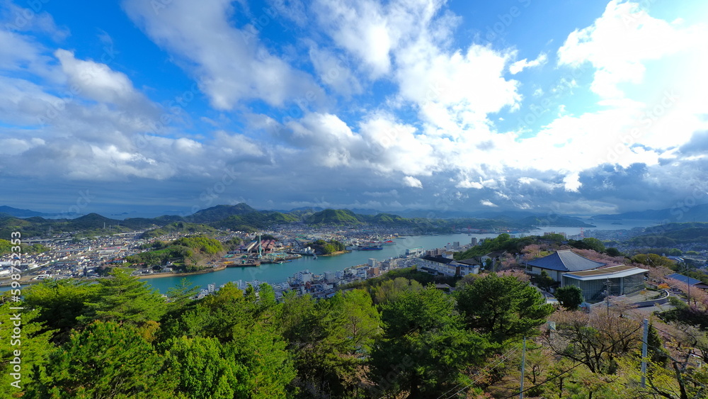 尾道千光寺山頂上展望台（PEAK）からの尾道市街21