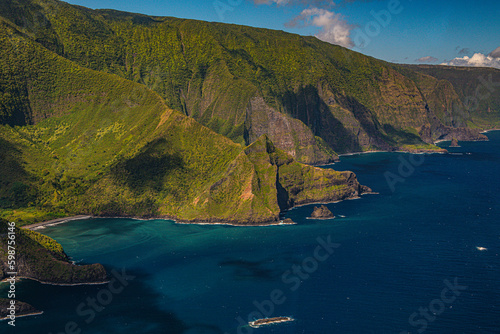 Molokai Northern Coast in morning light