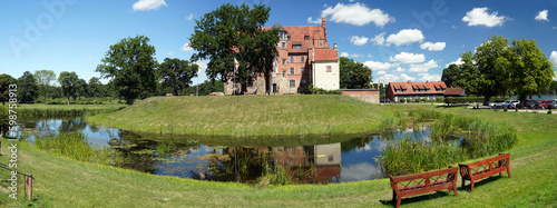Panorama Schloss Ulrichshusen Mecklenburgische Seenplatte photo