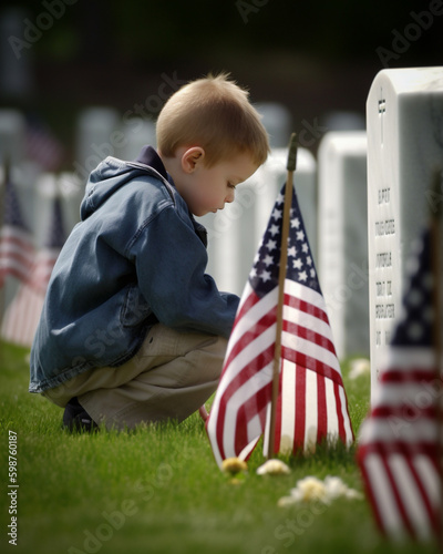 Illustration Depicting Memorial Day