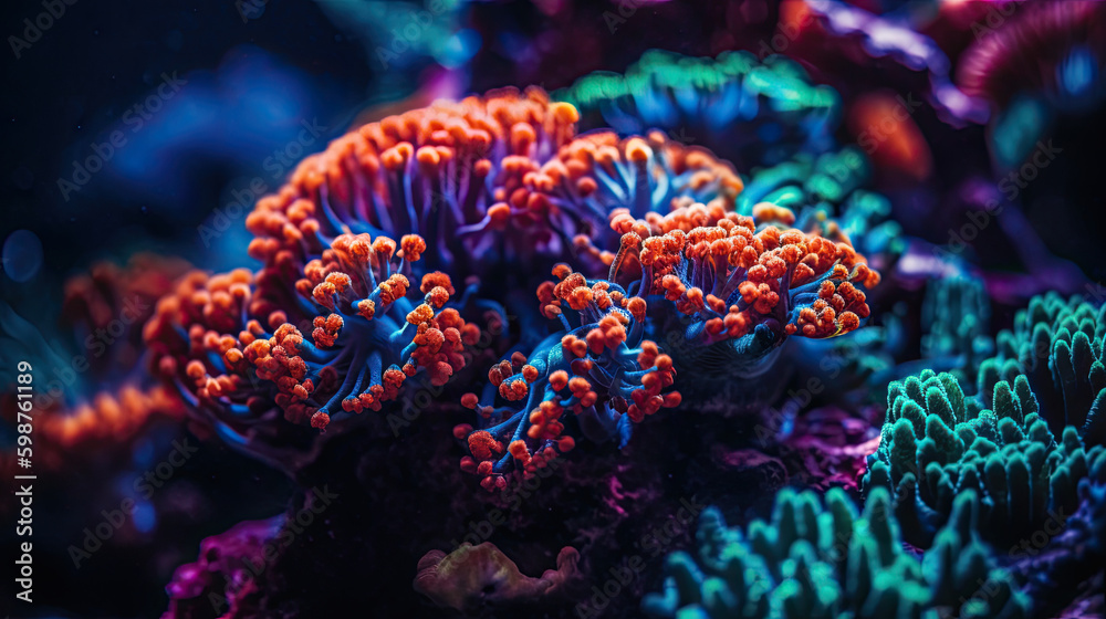 Fototapeta premium Corais coloridos